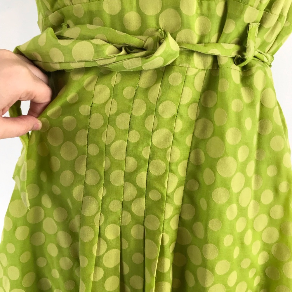 RB Collection Green Polka Dot Rockabilly Dress - Picture 6 of 8